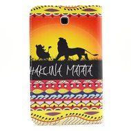 Galaxy Tab 3 7.0 Case, Firefish Kickstand Feature High Quality PU Leather Wallet with Card Slots Damage Resistance... N13