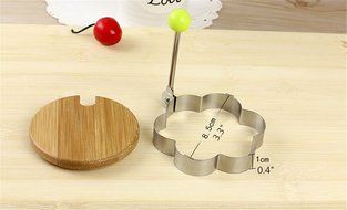 SNW Thick Stainless Steel Omelette Device,Pentagon
