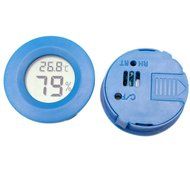 Sizet Mini LCD Digital Thermometer Hygrometer Fridge Freezer Tester Temperature Humidity Meter Detector-Blue N2
