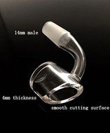 4mm Thickness Quartz fittings 22mm Cup Male And Female (14mm female/90degree) N3