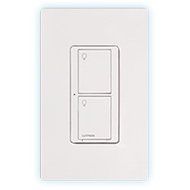 Lutron PD-5WS-DV-WH Light Switch, Caseta Wireless 5A Lighting &amp; 3A Fan RF On/Off - White Model: PD-5WS-DV-WH by...