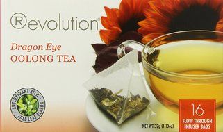 Revolution Dragon Eye Oolong Tea, 16-Count Tea Bags (Pack of 6) N4