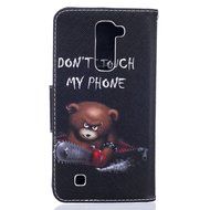 LG K10 Case,LG K10 Cover,ikasus Colorful Painted Premium PU Leather Fold Wallet Pouch Case Flip Stand Credit Card... N16