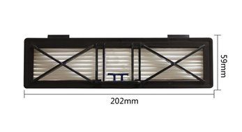 4 Replacement Hepa Filters Replace Part 945-0215 &amp; 6 Side Brushes For Neato BotVac D Series D70、70E、75、80、85 N2
