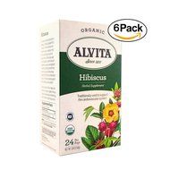 Alvita Tea Bag - Organic Hibiscus 24 Ea (Pack of 6) N2