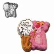 1982 Wilton Pink Panther Playing Saxophone Cake Pan 2105-2576