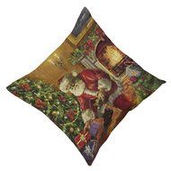 Pillow Cover,Haoricu Retro Vintage Santa Claus Printing Christmas Sofa Bed Home Decor Pillow Case Cushion Cover... N8