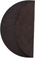 Genuine Leather Turntable Platter Mat - Dark Brown