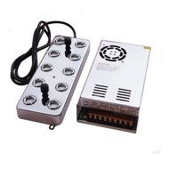 110V-220V 10 head Ultrasonic mist maker fogger humidifier Industry Aeromist Hydroponics +transformer For Rockery... N3