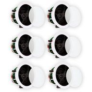 Theater Solutions TS650S In Ceiling 6.5" Stereo Speakers 2 Channel Each Home 6 Speaker Set 6TS650S