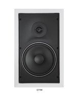 Elan E71W 7" In-Wall Speaker, Pivoting Tweeter (Pair)