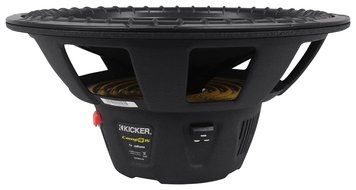 Kicker 40CWS154 CompS 15" 1200 Watt 2-Ohm Car Subwoofer+Vented Sub Enclosure Box N3