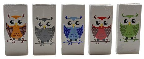 Gicos PI3405A40/45 Radiators Humidifier, Ceramic, Owl Design (Pack of 5) N6