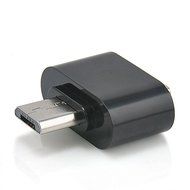 For Android Tablet Micro USB Male to USB 2.0 Female Adapter OTG Converter (black) N5