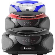 Ematic EBB9224BK CD Bluetooth Boombox (Black) N9