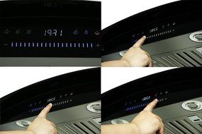 GOLDEN VANTAGE 30" European Style Ventless/Ductless Wall Mount Stainless Steel Range Hood Vent Swiping Sensor...