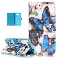 Galaxy Grand Prime Case,ikasus Shiny Glitter Diamond Colorful Art Painting PU Leather Flip Wallet Pouch Stand... N14