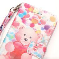 Galaxy Grand Prime Case,ikasus Shiny Glitter Diamond Colorful Art Painting PU Leather Flip Wallet Pouch Stand... N15