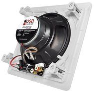 OSD Audio CW840SQ White 8-inch Poly Square In-Ceiling or In-Wall Speaker Pair