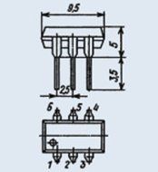 Optocouplers AOT128B USSR 10 pcs