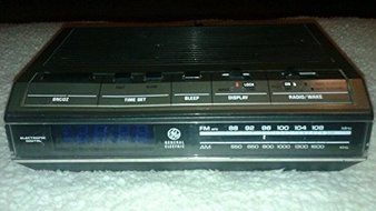 Vintage 1980s General Electric G E Radio Alarm Clock Model No.7-4642b N5