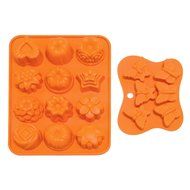 Fondant Molds, Boieo Non-stick Flower &amp; Butterfly Silicone Baking Mold for Cake, Candy, Chocolate, Jelly, Fondant...