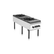 Vulcan VSP200F Stock Pot Range 18&rdquo; W x 49&rdquo; D x 23&rdquo; H (2) cast iron two-ring burn