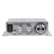 Lepy LP-2024A+ Digital 2x20W Mini Hi-fi Stereo Power Amplifier Silver with 3A Power Cable for MP3 MP4 Mobile Phone...