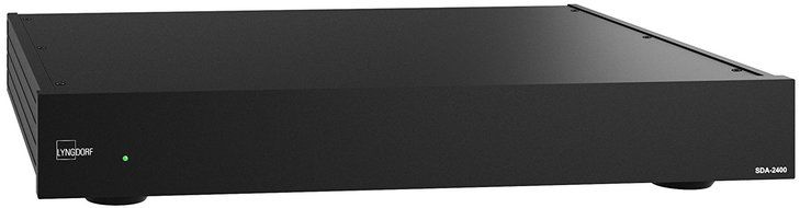 LYNGDORF SDA-2400 400watt Stereo Power Amp with XLR/digital ins 100-240v