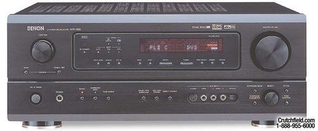 Denon AVR-1803 - A/V receiver with Dolby Digital EX, DTS-ES, and Pro Logic II (no remote) N3