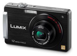 Panasonic Lumix DMC-FX580 12MP Digital Camera with 5x MEGA Optical Image Stabilized Zoom and 3 inch LCD (Black) N2