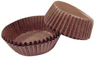 Cybrtrayd 1000 Count No.105 Peanut Butter Paper Candy Cups, Brown