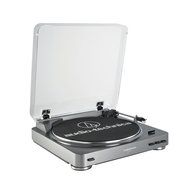 Audio Technica AT-LP60BK-USB Fully Automatic Belt-Drive Stereo Turntable (USB &amp; Analog), Black N6