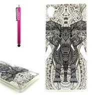 Xperia Z3 Case, Firefish [Shock Absorbent] [Slim Fit] [Anti Slip] Design Clear TPU Gel Silicone Soft Protective... N8