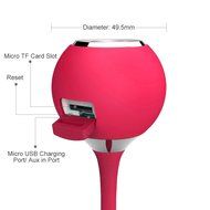 Guppy&reg; Waterproof Bluetooth TF Card Shower Speaker Wireless Portable Audio Kid-friendly Built-in Control Buttons... N14