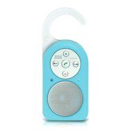 PYLE PWPBT10BK Bluetooth Wireless Waterproof Shower Speaker with Built-In Mic for Call Answering (Black) N2