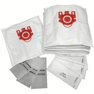 Microfiber Vacuum Bags Designed to Fit Miele FJM Models 15-pack with 6 Filters