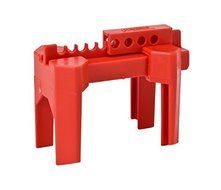 Brady Prinzing Ball Valve Lockout, Small, for 1/2-2-1/2 Outside Pipe Diameter, Red by Brady