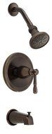 Danze D500015BRT Eastham Single Handle Tub and Shower Trim Kit with 3 1/2-Inch Showerhead, Tumbled Bronze by Danze