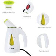Refaxi Garment Steamer Portable Handheld Fabric Steamer Powerful Clothes Steamer Perfect for Home and Travel N2