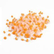 Centrifuge Tubes - SODIAL(R)200 Pcs 5ml Orange Cap Plastic Disposable Centrifuge Tubes