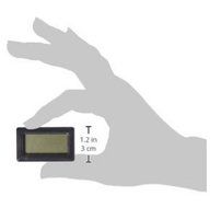 Digital Mini Instant-Read Temperature (Fahrenheit) &amp; Humidity Gauge Thermometer (Hygrometer) &ndash; Most popular applications... N4
