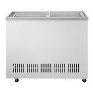 WD4-165 Glass Display Sliding 2-Door Ice-cream Chest Deep Freezer Commercial Refrigerator Beer Soda Beverages... N2