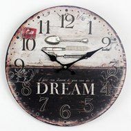 MuLuo 12 inch Round quartz Wood Wall clocks silent meeting room home watches H N6
