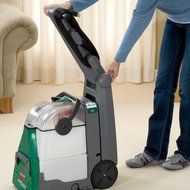 Commercial Deep Cleaner, Carpet, 25" Cord, Gray/Green