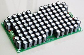 Electronics-Salon 100,000uF Capacitors Module Board, for Upgrade Audio PreAMP or Power AMP.
