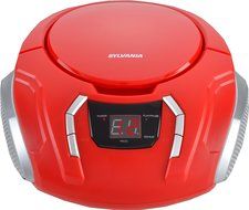 Sylvania Portable CD Boombox with AM/FM Radio (Black) N18