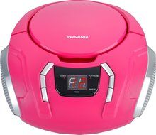 Sylvania Portable CD Boombox with AM/FM Radio (Black) N20