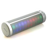 GINGOOD Touch Wireless Bluetooth V4.0 Portable Speaker with Colorful Pulsating LED Lights Silver N5