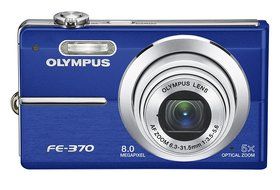Olympus FE370 8MP Digital Camera with 5x Optical Dual Image Stabilized Zoom (Pink) N7
